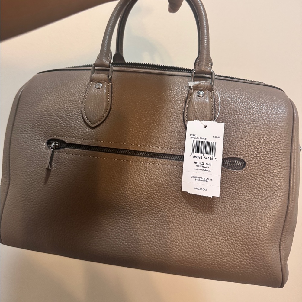 🤎BRAND NEW Coach Rowan Large Satchel Bag soft leather🤎 - Picture 8 of 16